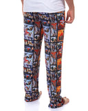 Marvel Comics Pajamas Men's Heroes vs Villains Lounge Pajama Pants