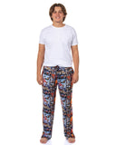 Marvel Comics Pajamas Men's Heroes vs Villains Lounge Pajama Pants