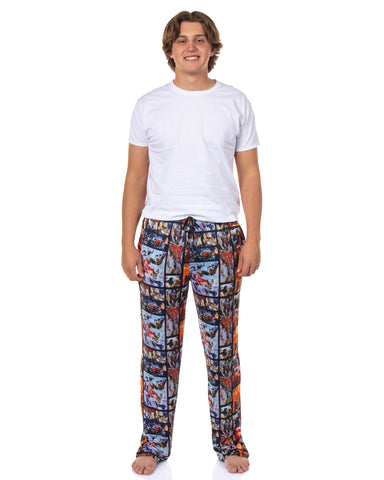 Marvel Comics Pajamas Men's Heroes vs Villains Lounge Pajama Pants