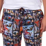 Marvel Comics Pajamas Men's Heroes vs Villains Lounge Pajama Pants