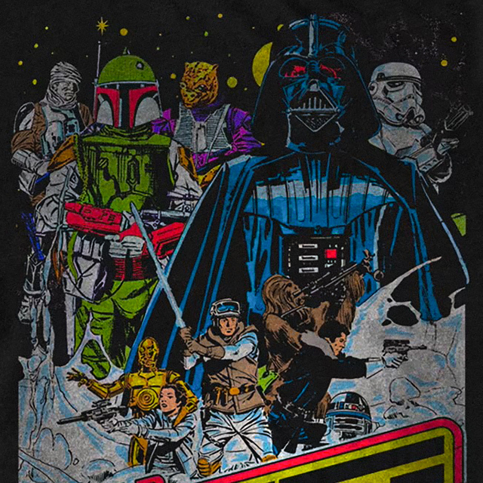 Star Wars T-Shirt Men's The Empire Strikes Back Throw Back Design Tee
