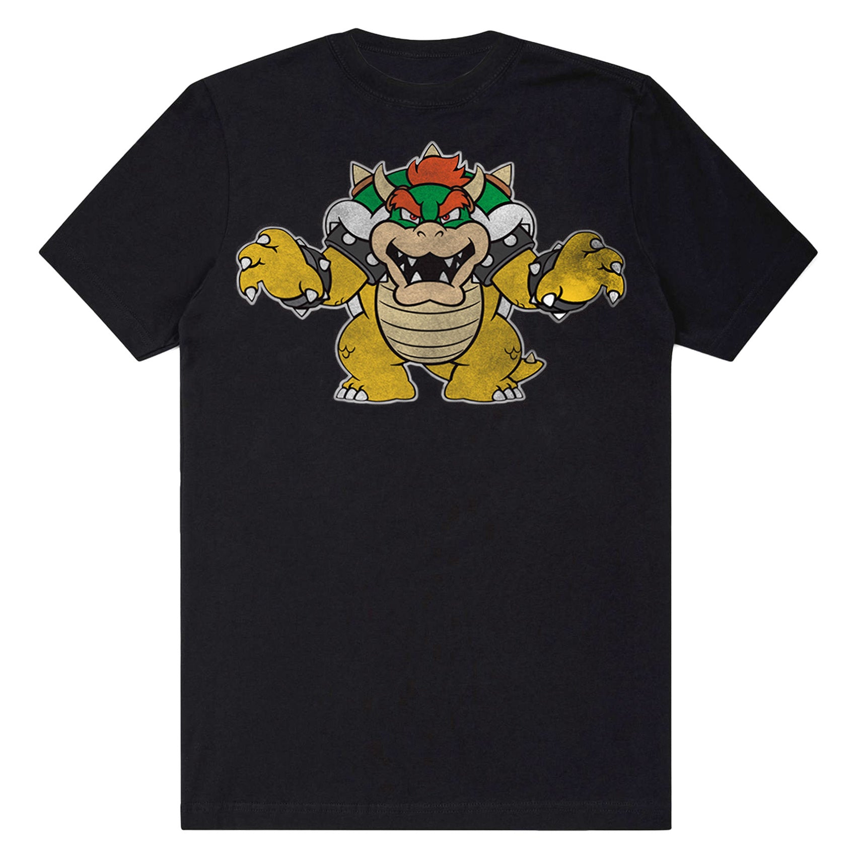 Super Mario T-Shirt Men's Bowser Pose Short Sleeve Graphic Top