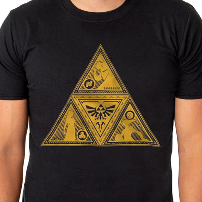 The Legend of Zelda T-Shirt Men's Triforce Symbol Graphic Print Tee