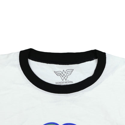 DC Comics Wonder Woman T-Shirt Men's Power Pose Ringer Tee