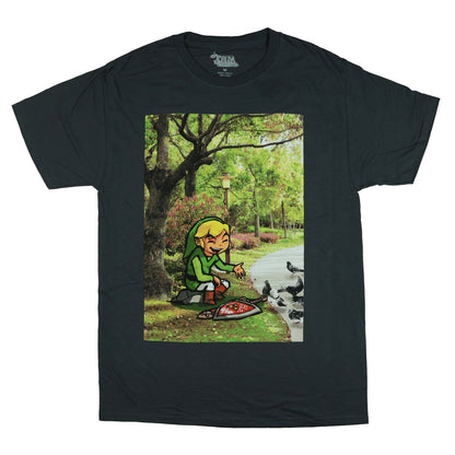The Legend of Zelda T-Shirt Men's Link in The Park Short Sleeve Tee