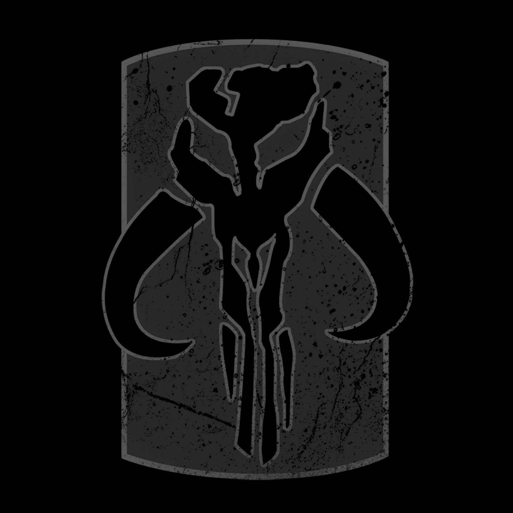 Star Wars T-Shirt The Mandalorian Crest Short Sleeve Graphic Top