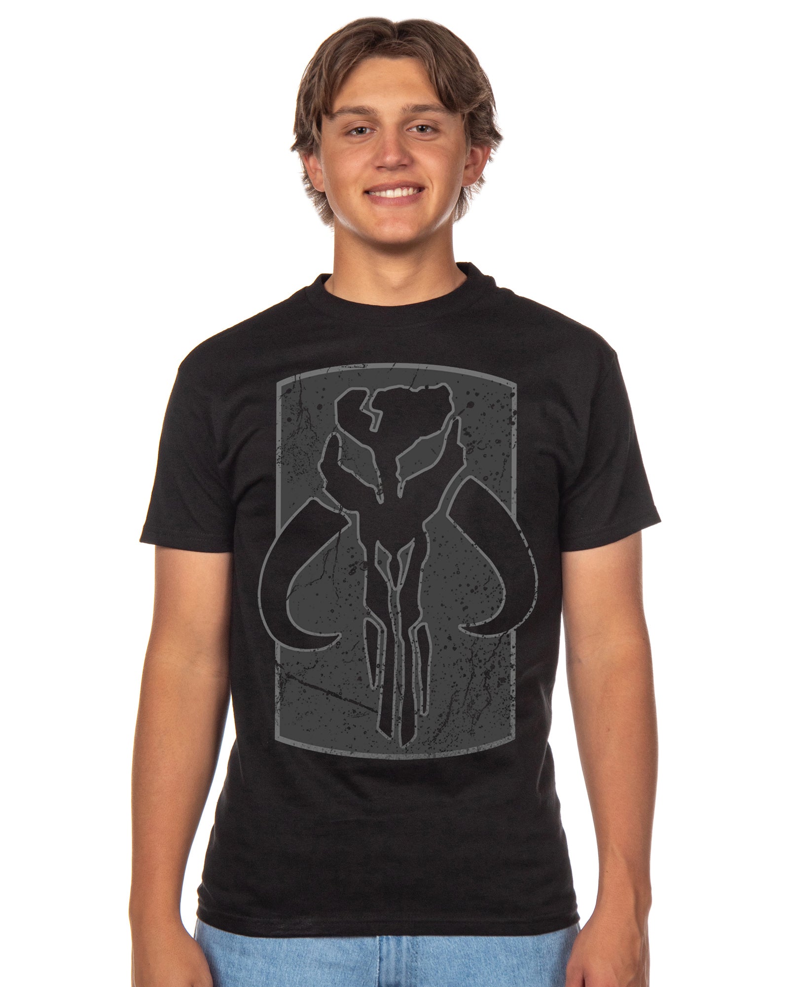 Star Wars T-Shirt The Mandalorian Crest Short Sleeve Graphic Top