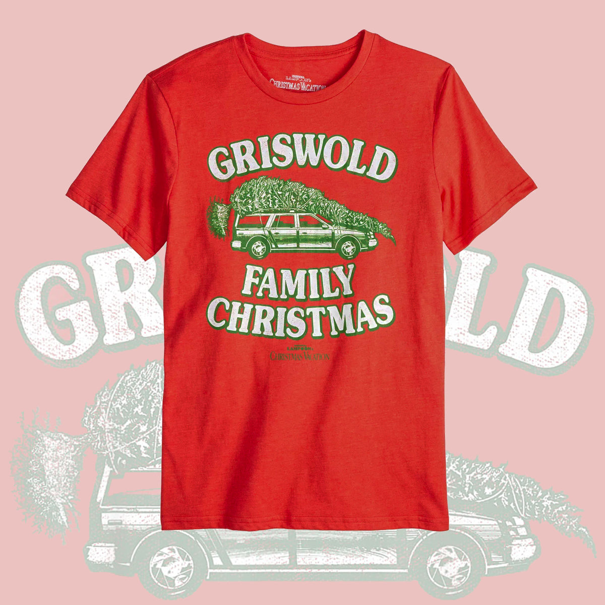 National Lampoon's Christmas Vacation T-Shirt Men's Short Sleeve Top