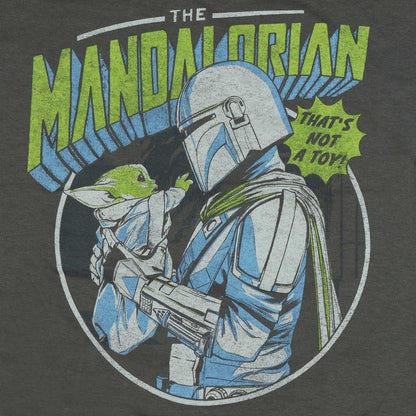 Star Wars T-Shirt Men's The Mandalorian That's Not A Toy Short Sleeve Tee