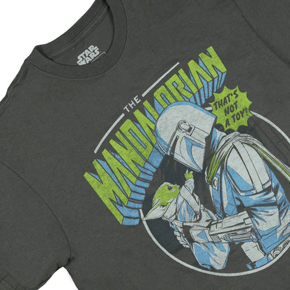 Star Wars T-Shirt Men's The Mandalorian That's Not A Toy Short Sleeve Tee