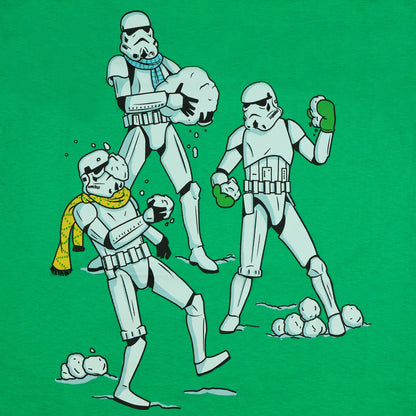 Star Wars Shirt Men's Stormtrooper Snowball Fight Short Sleeve Tee