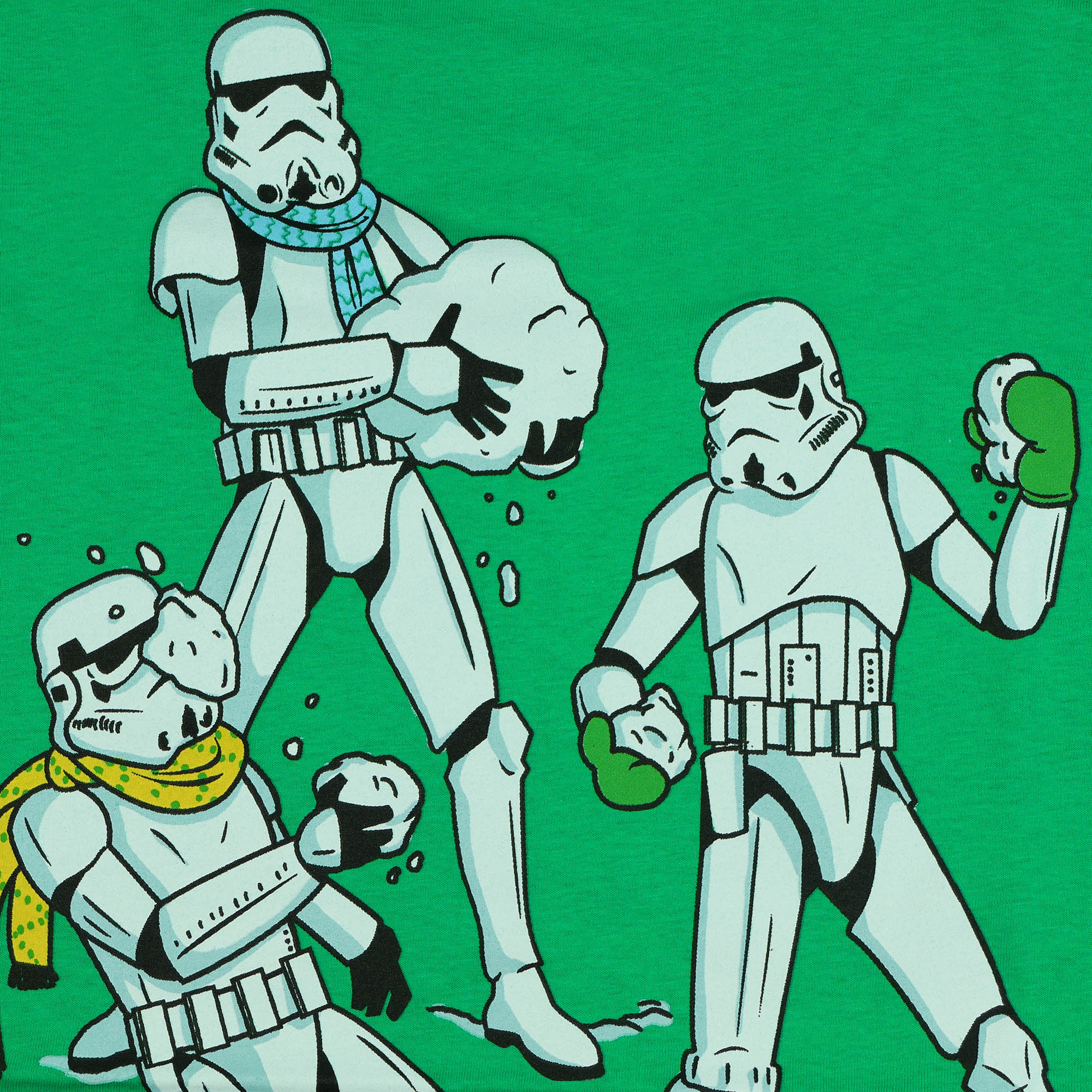 Star Wars Shirt Men's Stormtrooper Snowball Fight Short Sleeve Tee
