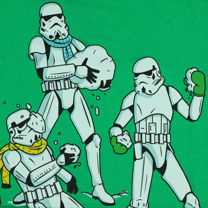 Star Wars Shirt Men's Stormtrooper Snowball Fight Short Sleeve Tee