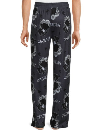 Wednesday Pajamas Men's Character Inspired Design Lounge Sleep Pants