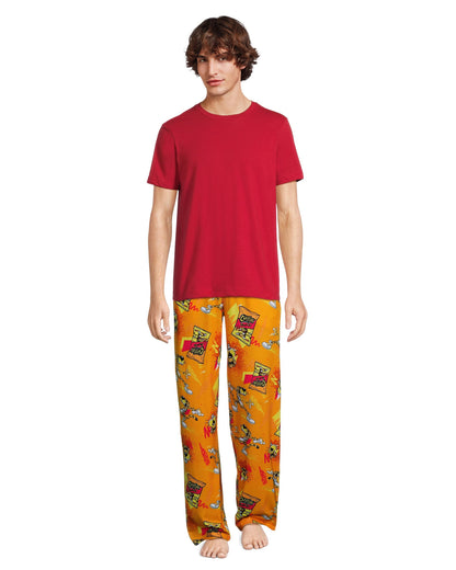 Cheetos Pajamas Men's Flamin' Hot Chester Cheetah Lounge Sleep Pants