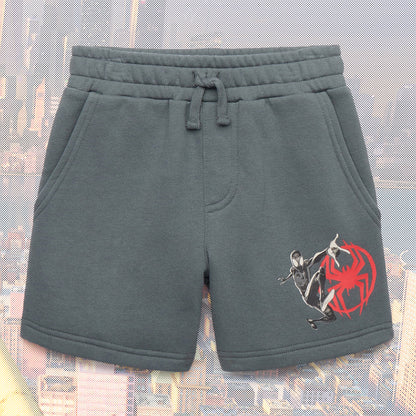 Marvel Spider-Man Boys' Drawstring Casual Sweat Shorts