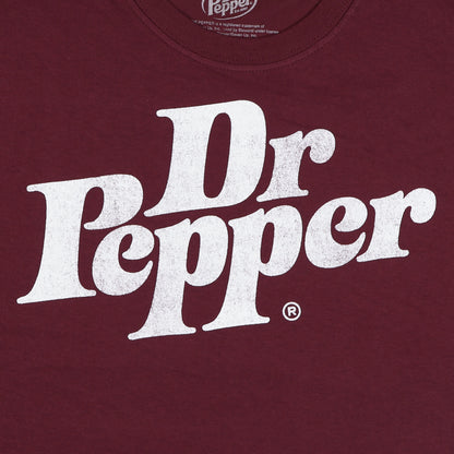 Dr. Pepper Shirt Men's Destressed Logo Short Sleeve Graphic Tee
