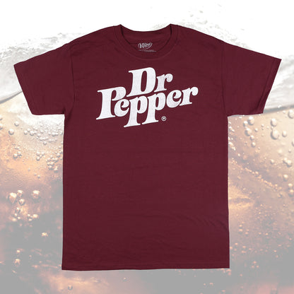 Dr. Pepper Shirt Men's Destressed Logo Short Sleeve Graphic Tee
