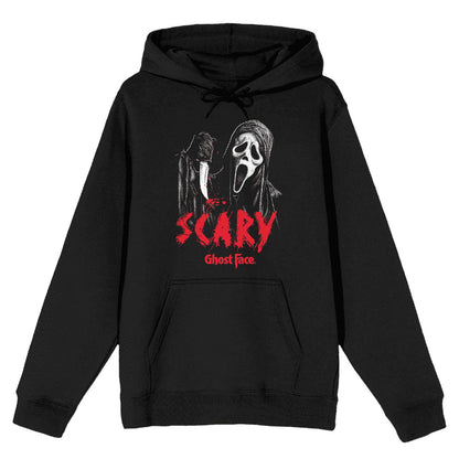Ghost Face Hoodie Men's Scary Blood Splatter Horror Movie Hooded Sweatshirt