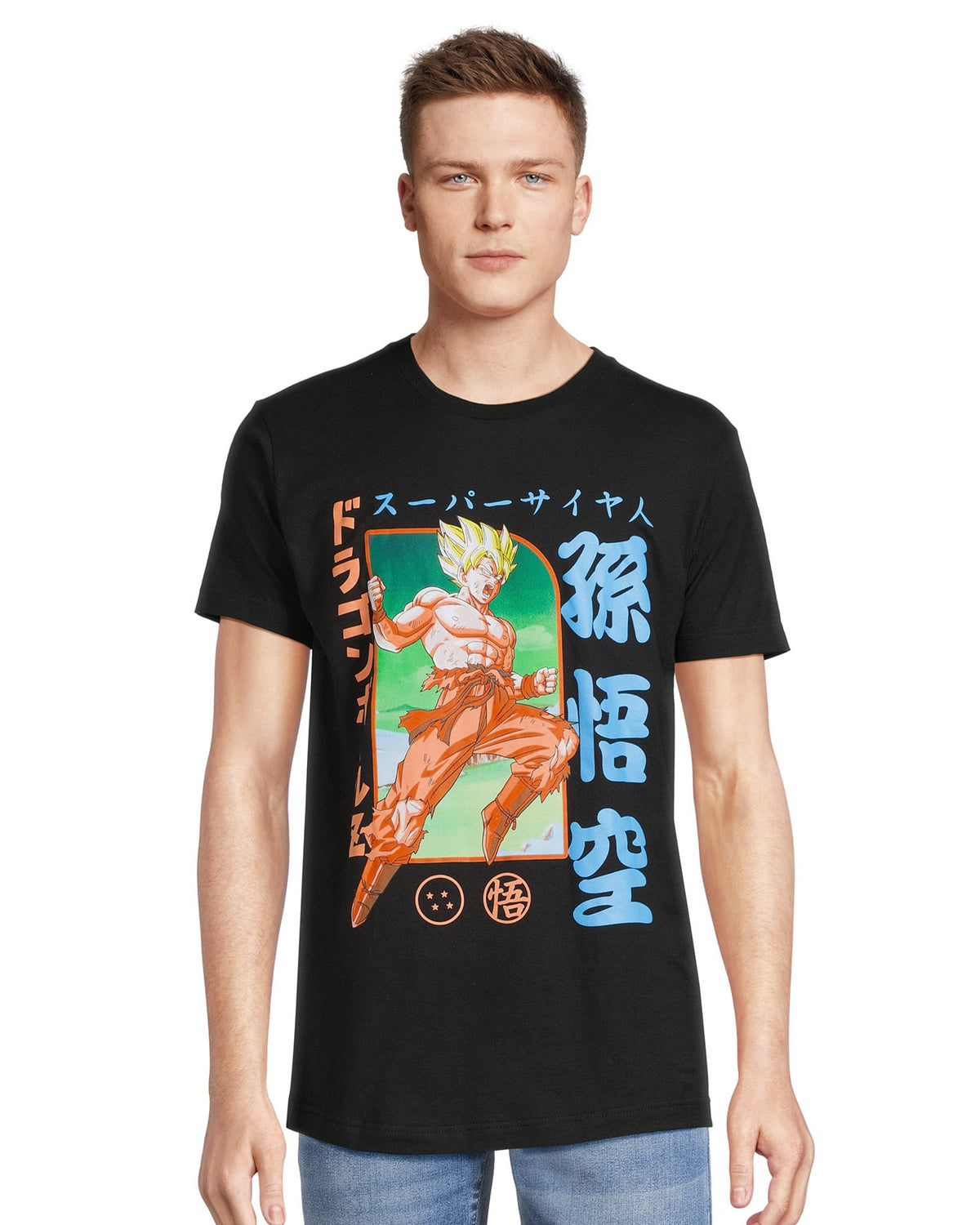 Dragon Ball Z T-Shirt Men's Goku Super Saiyan Graphic Print Tee
