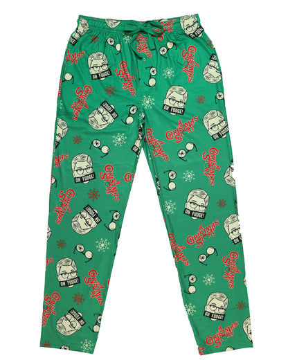 A Christmas Story Pajamas Men's Ralphie Oh Fudge Lounge Sleep Pants