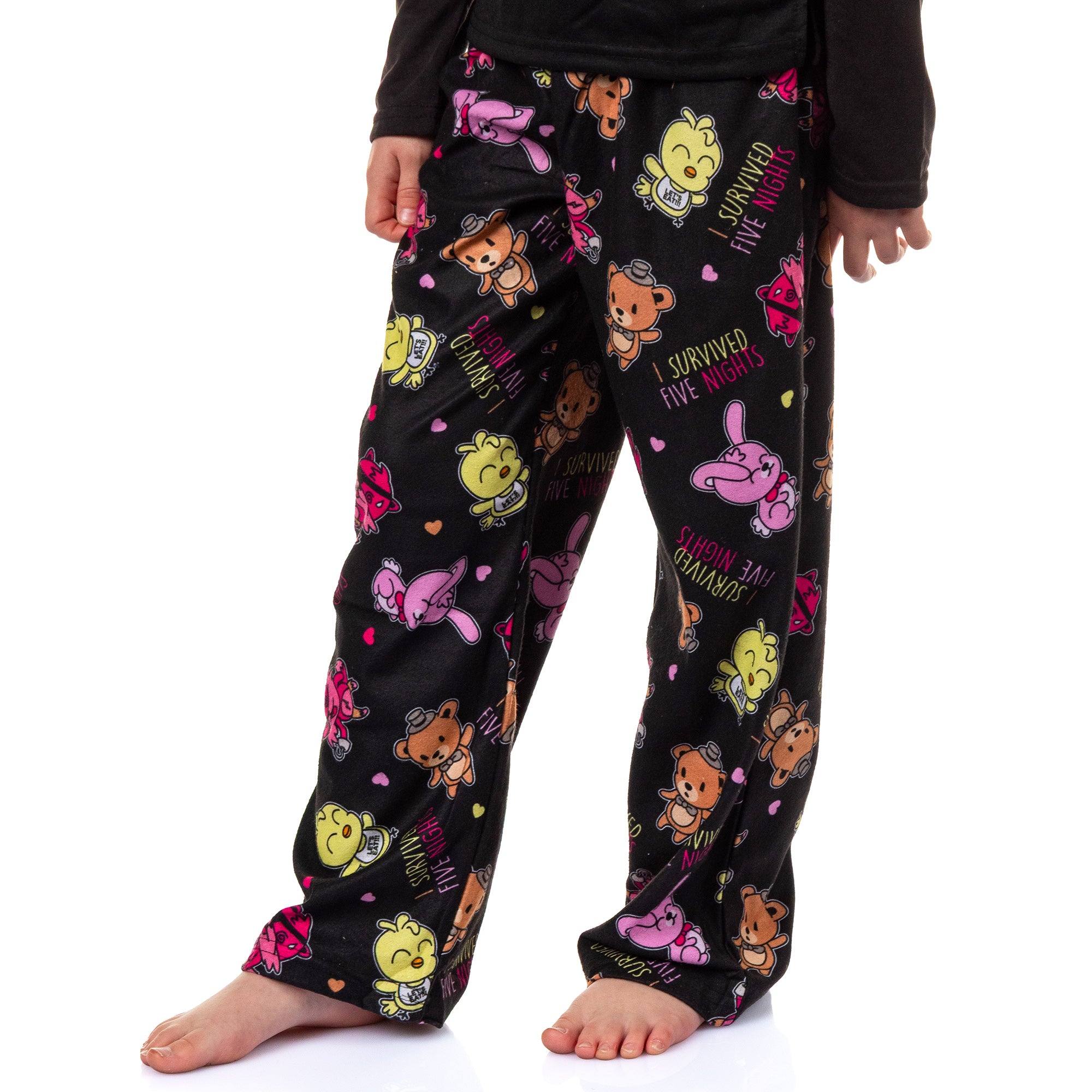 Five Nights at Freddy's Pajamas Girls' I Survived Two-Piece Sleep Set
