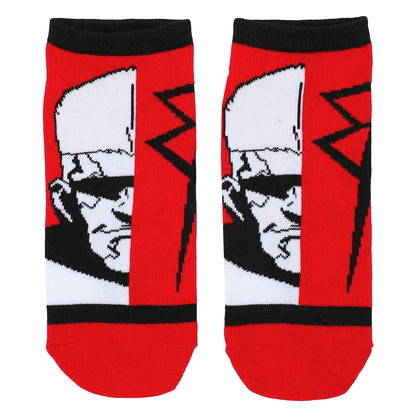 Cyberpunk Socks Women's Edgerunner 5-Pack No Show Ankle Socks, 5 Pairs