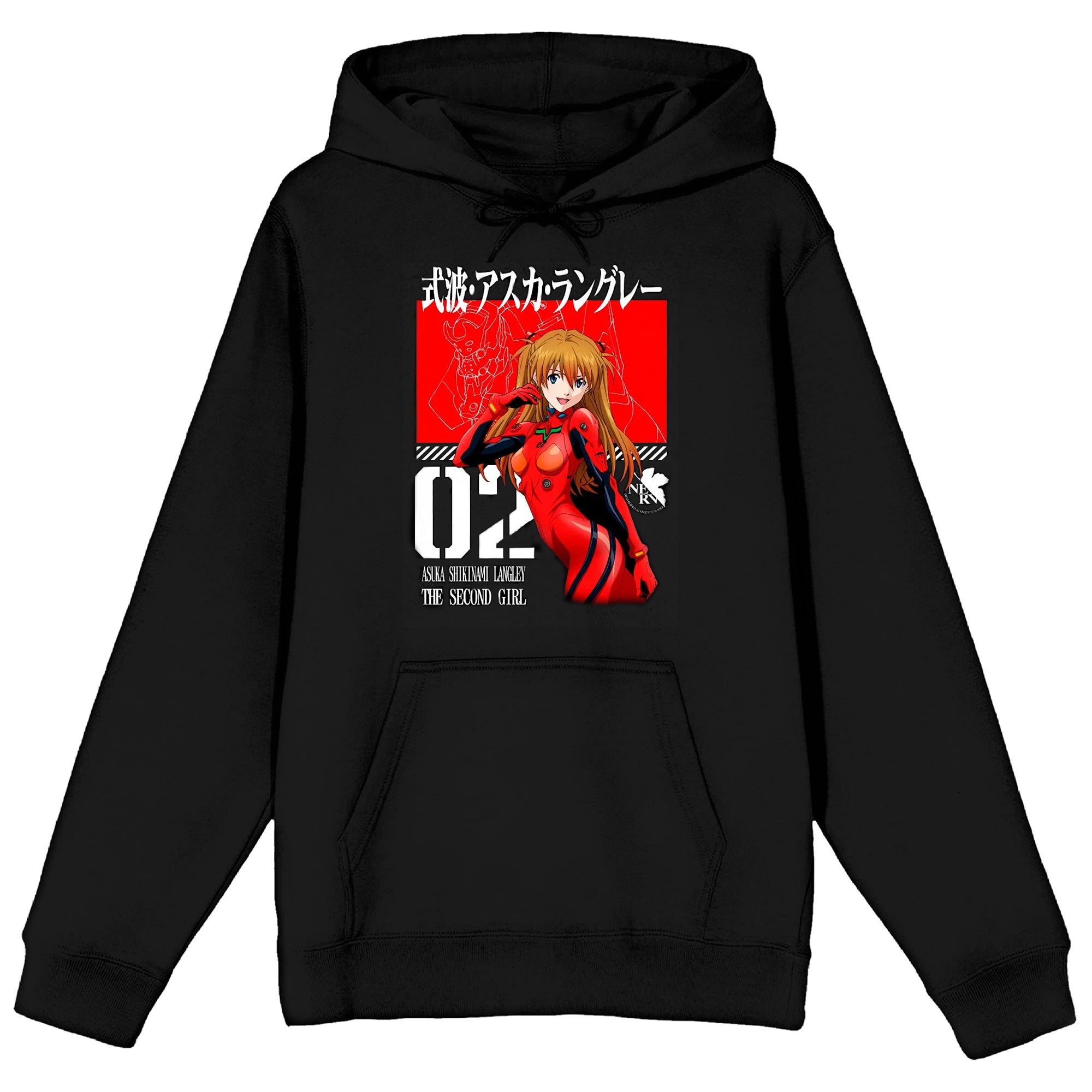 Neon Genesis Evangelion Hoodie Men's The Second Girl Adult Sweatshirt