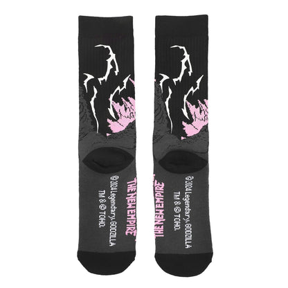Godzilla Vs. Kong Men's The New Empire UV Color Changing Crew Socks 1 Pair