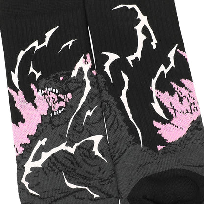 Godzilla Vs. Kong Men's The New Empire UV Color Changing Crew Socks 1 Pair