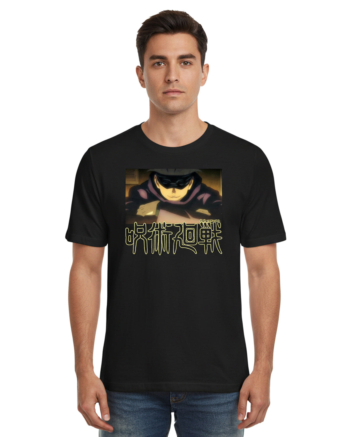 Jujutsu Kaisen T-Shirt Men's Satoru Gojo Design Short Sleeve Tee