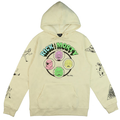 Rick And Morty Hoodie Men's Portal Long Sleeve Graphic Pullover