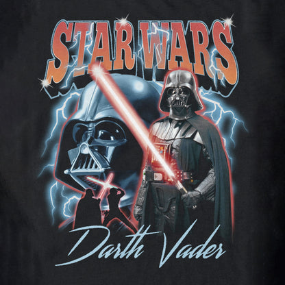 Star Wars T-Shirt Men's Darth Vader Lightsaber Short Sleeve Graphic Top