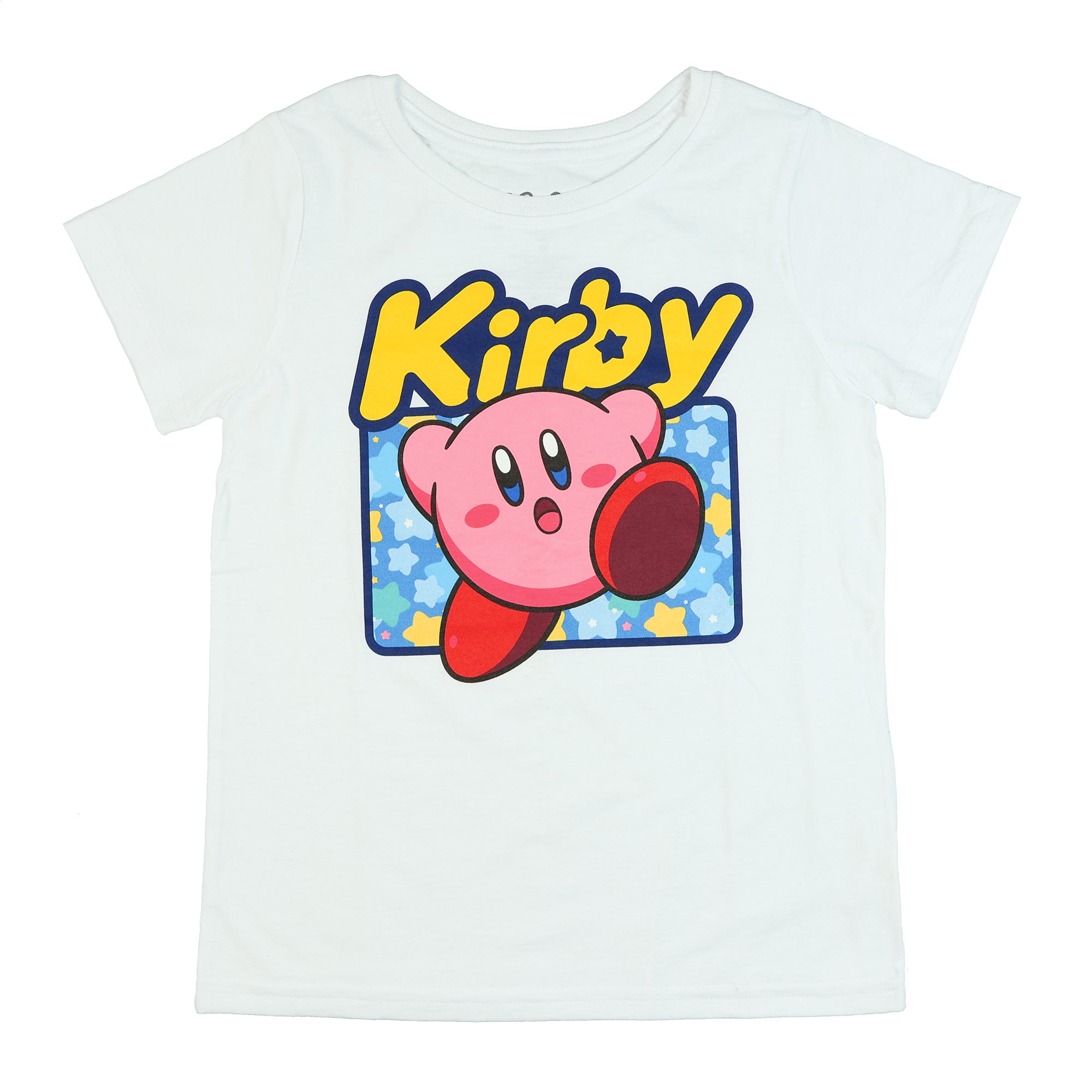 Nintendo Kirby Shirt Girl's Video Game Character Short Sleeve Graphic Tee