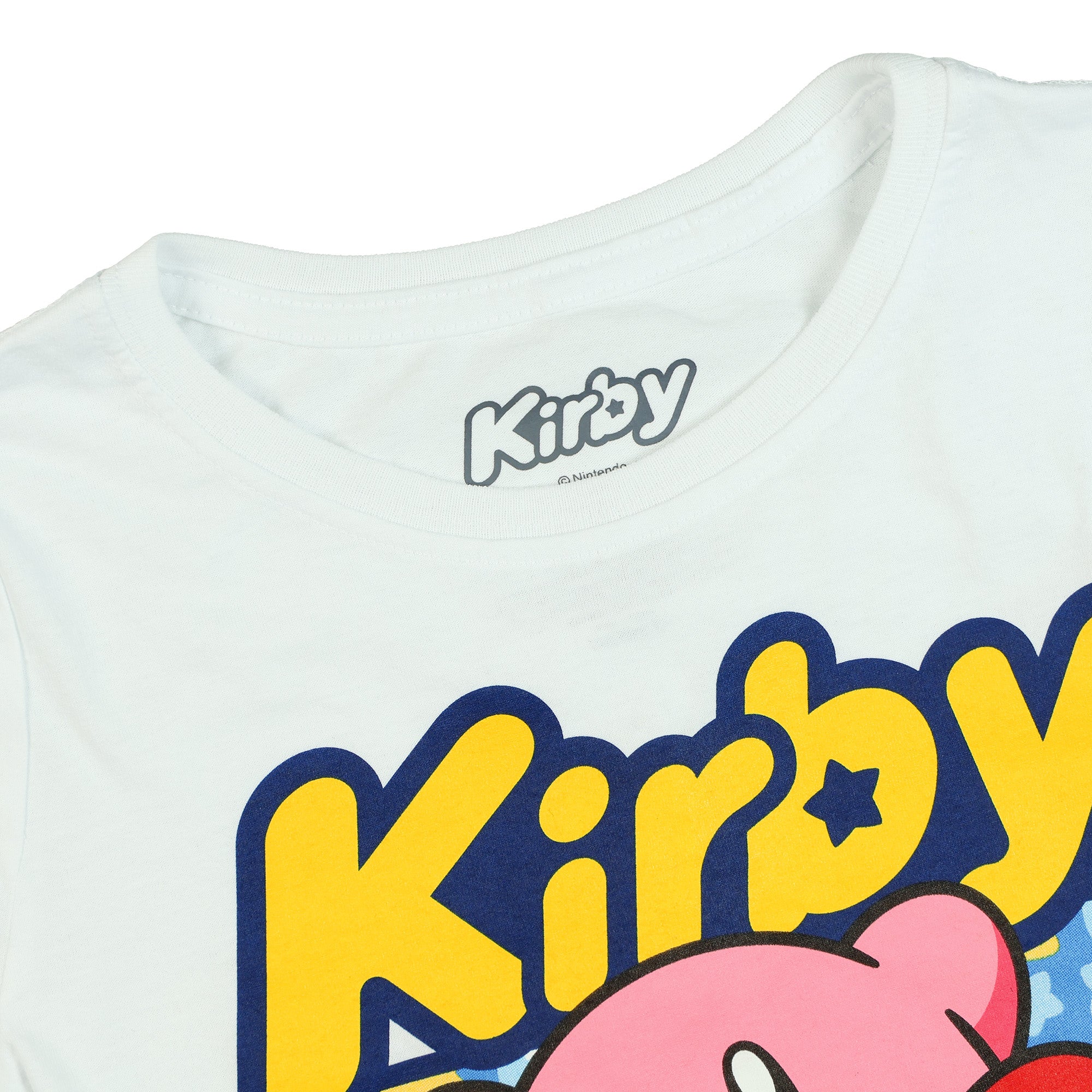 Nintendo Kirby Shirt Girl's Video Game Character Short Sleeve Graphic Tee