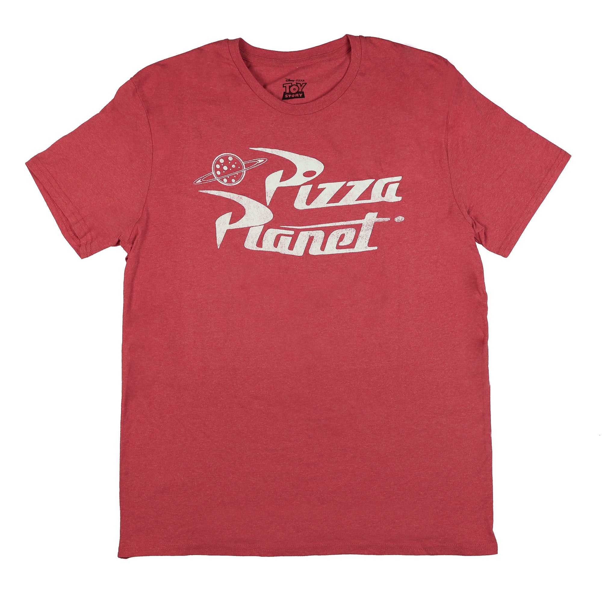 Disney Toy Story T-Shirt Men's Pizza Planet Short Sleeve Graphic Top