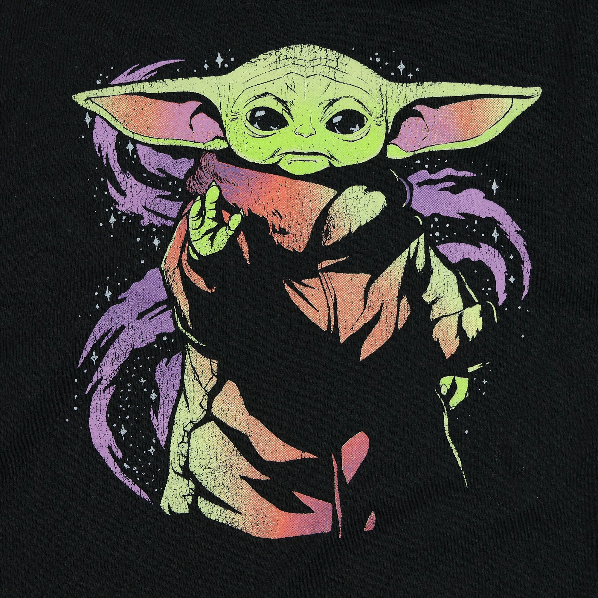 Disney Star Wars Boy's The Mandalorian Shirt Grogu Long Sleeve Hooded Tee