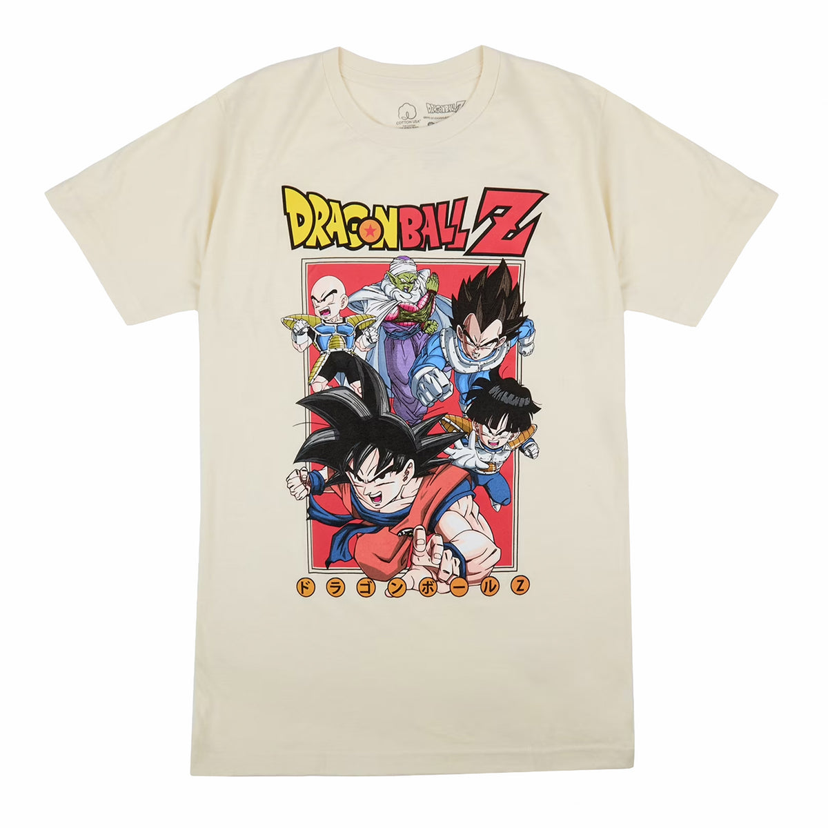 Dragon Ball Z Shirt Men's Son Goku Krillin Piccolo Short Sleeve Tee