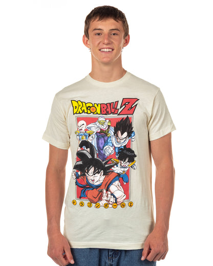 Dragon Ball Z Shirt Men's Son Goku Krillin Piccolo Short Sleeve Tee