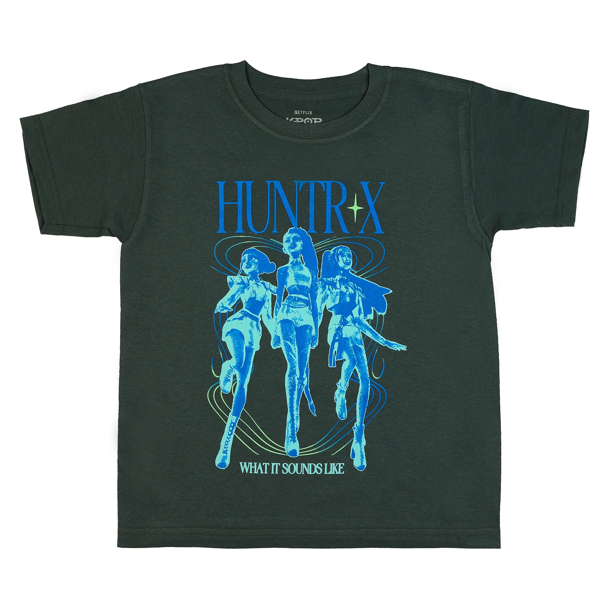 K-Pop Demon Hunters T-Shirt Girls' Huntrix What It Sounds Like Tee