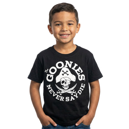 The Goonies T-Shirt Little Boys' Never Say Die Short Sleeve Tee