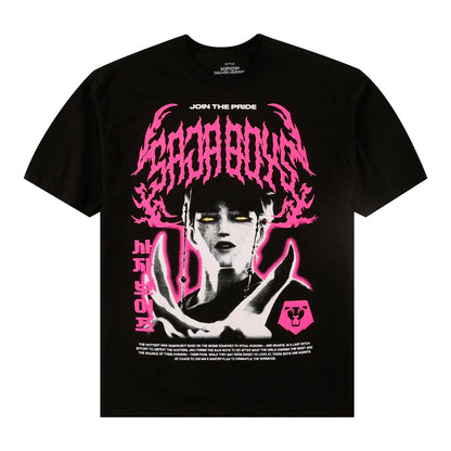K-Pop Demon Hunters T-Shirt Saja Boys Join The Pride Short Sleeve Tee