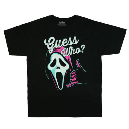Ghost Face T-Shirt Men's Guess Who Thumbs Up Short Sleeve Top