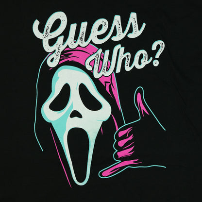 Ghost Face T-Shirt Men's Guess Who Thumbs Up Short Sleeve Top