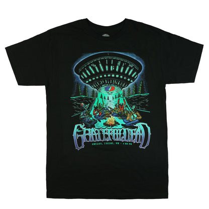 Grateful Dead T-Shirt Men's UFO Campfire Abduction Short Sleeve Tee