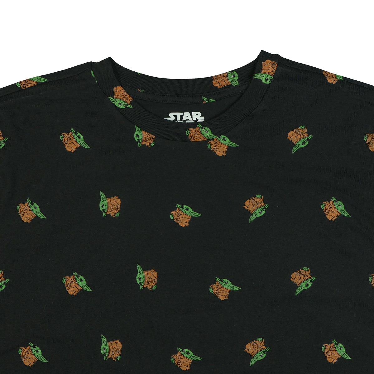 Disney Star Wars The Mandalorian Shirt Men's Grogu AOP Short Sleeve Tee