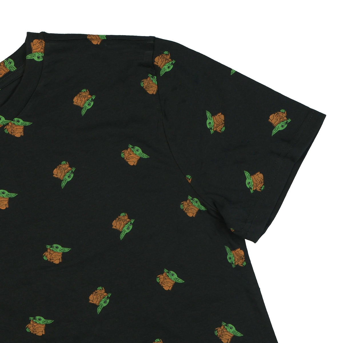 Disney Star Wars The Mandalorian Shirt Men's Grogu AOP Short Sleeve Tee