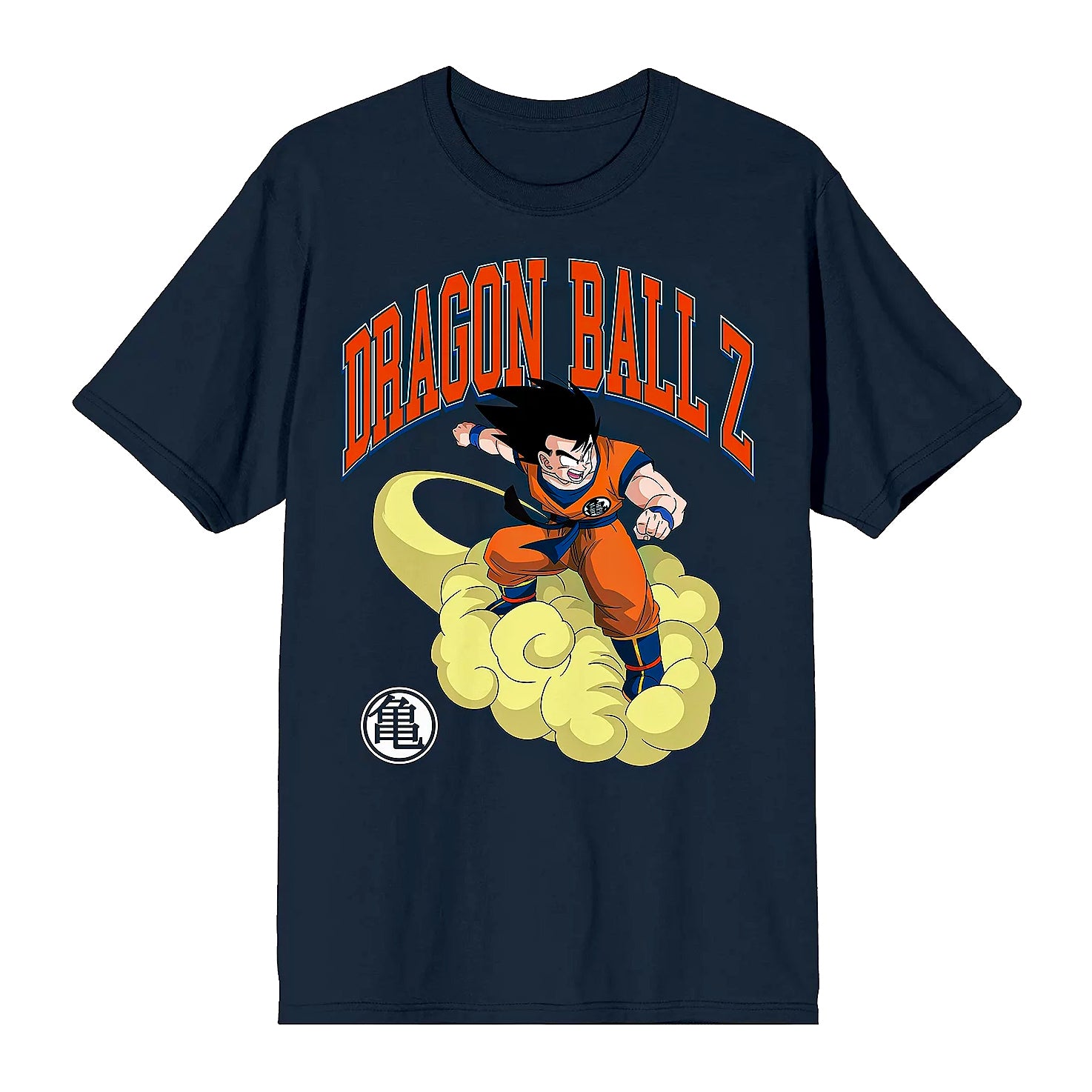 Dragon Ball Z Shirt Men's Son Goku Flying Nimbus Short Sleeve Top