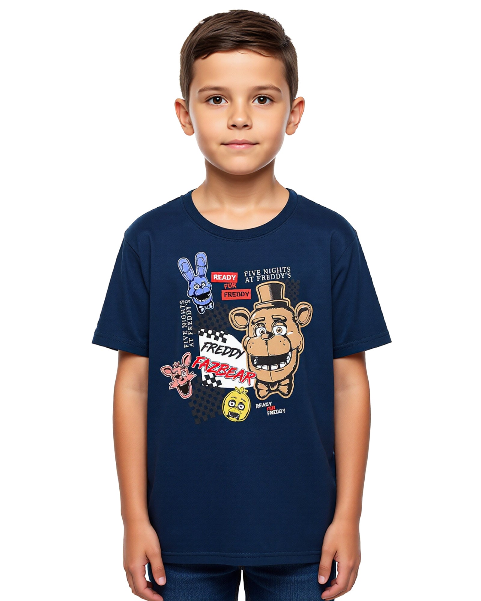 Five Nights At Freddy's Shirt Boy's Ready For Freddy Short Sleeve Tee