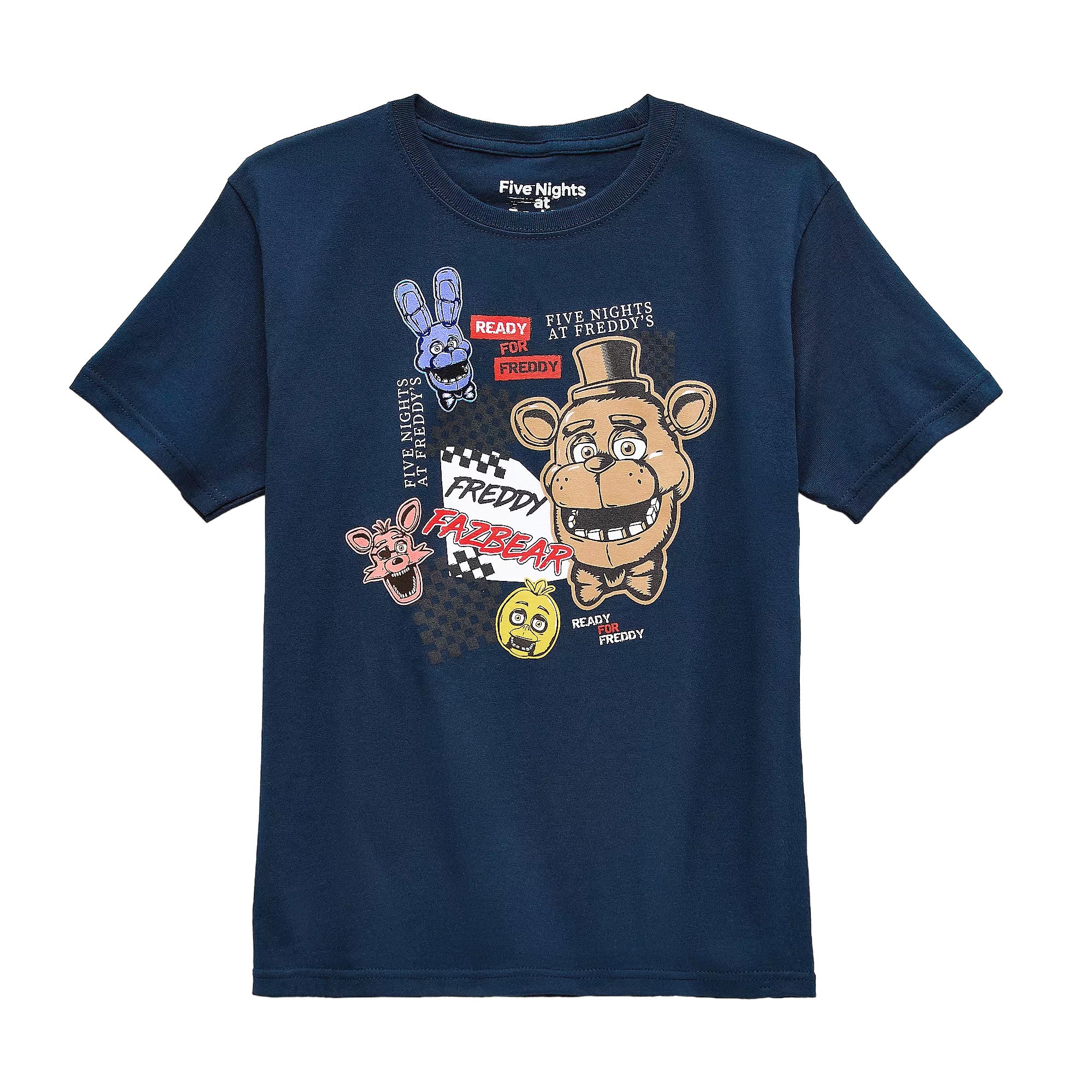 Five Nights At Freddy's Shirt Boy's Ready For Freddy Short Sleeve Tee